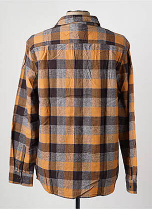 Chemise manches longues coupe droite orange QUIKSILVER homme