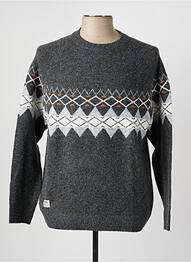 Pull stretch manches longues gris PEPE JEANS homme