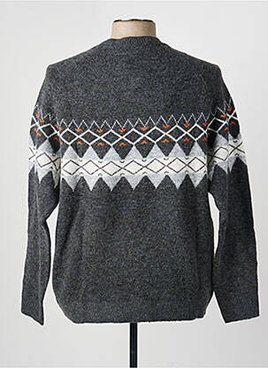 Pull stretch manches longues gris PEPE JEANS homme