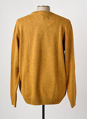 Pull col rond manches longues jaune QUIKSILVER homme
