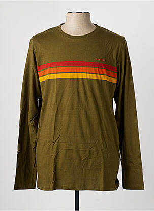 T-shirt coupe droite manches longues vert ASTORE homme