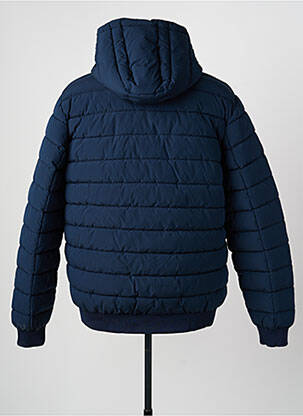 Doudoune manches longues a capuche bleu PEPE JEANS homme