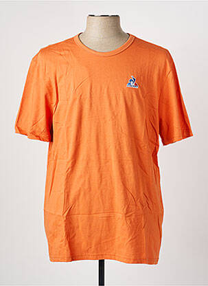 T-shirt coupe droite manches courtes orange LE COQ SPORTIF homme