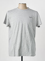 T-shirt stretch manches courtes gris PEPE JEANS homme