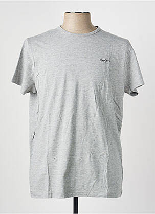 T-shirt stretch manches courtes gris PEPE JEANS homme