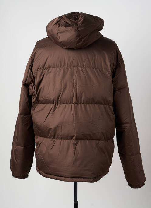 Doudoune manches longues a capuche marron QUIKSILVER homme