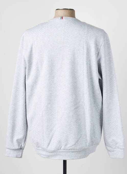 Sweat-shirt broderie manches longues gris LE COQ SPORTIF homme