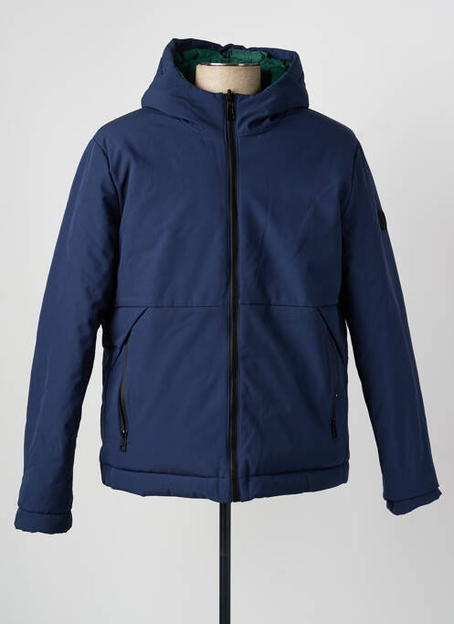 Parka finition intérieure doublée a capuche bleu LEE COOPER homme