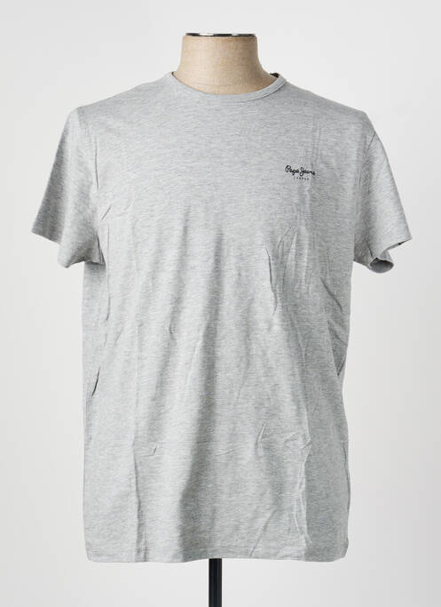 T-shirt stretch manches courtes gris PEPE JEANS homme