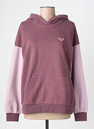 Pull col roulé coupe cintrée manches longues violet ROXY femme
