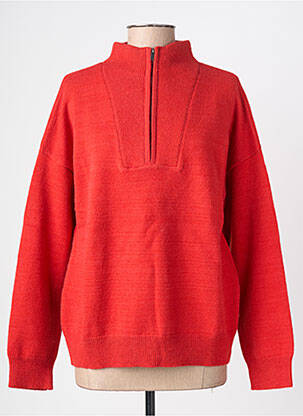 Pull stretch manches longues rouge LEE COOPER femme