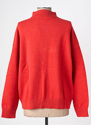 Pull stretch manches longues rouge LEE COOPER femme