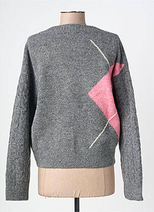 Gilet manches longues stretch gris PEPE JEANS femme