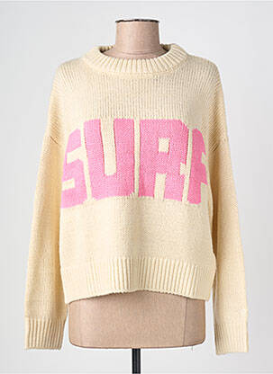 Pull stretch manches longues beige ROXY femme
