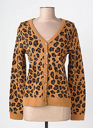 Gilet manches longues stretch marron LEE COOPER femme