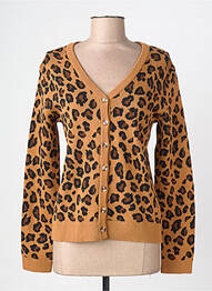 Gilet manches longues stretch marron LEE COOPER femme