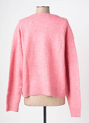 Gilet manches longues col rond rose PEPE JEANS femme