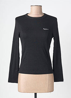 T-shirt manches longues manches longues noir PEPE JEANS femme