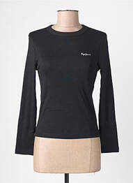 T-shirt manches longues manches longues noir PEPE JEANS femme