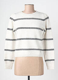Pull coupe cintrée manches longues gris PEPE JEANS femme