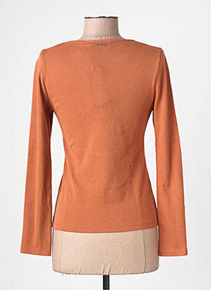 T-shirt manches longues manches longues marron LEE COOPER femme