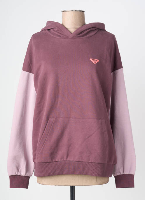 Pull col roulé coupe cintrée manches longues violet ROXY femme