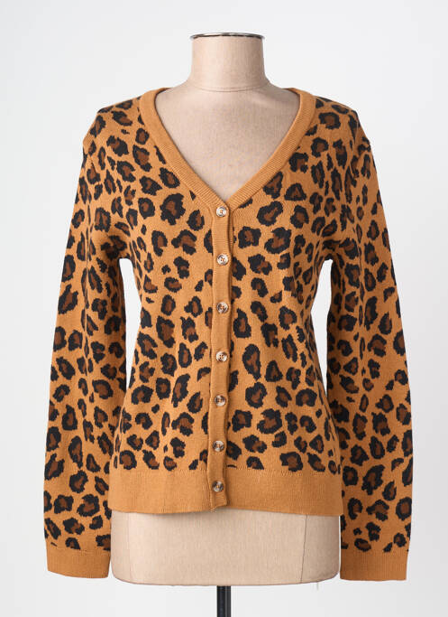 Gilet manches longues stretch marron LEE COOPER femme