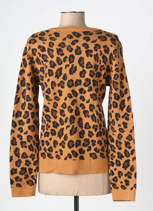 Gilet manches longues stretch marron LEE COOPER femme