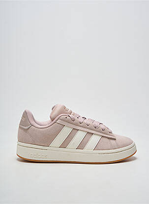 Baskets bout rond talon plat jusqu'à 3cm rose ADIDAS femme