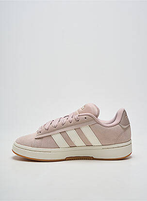 Baskets bout rond talon plat jusqu'à 3cm rose ADIDAS femme
