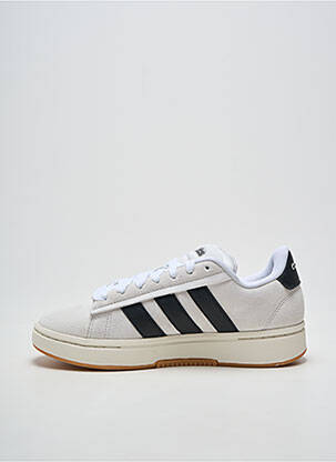 Baskets bout rond talon plat jusqu'à 3cm blanc ADIDAS femme