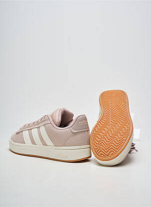 Baskets bout rond talon plat jusqu'à 3cm rose ADIDAS femme