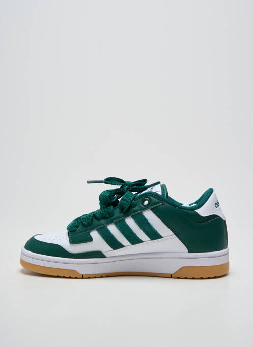 Baskets bout rond bout rond vert ADIDAS enfant