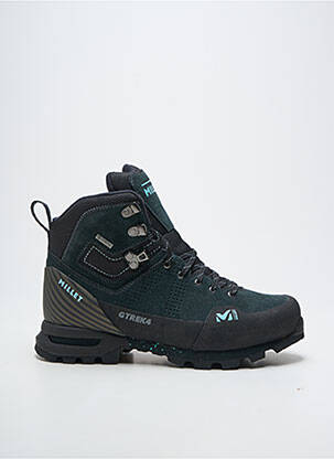 Baskets bout rond talon plat jusqu'à 3cm bleu MILLET femme