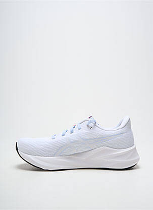 Baskets bout rond talon de 4 à 6cm blanc ASICS femme