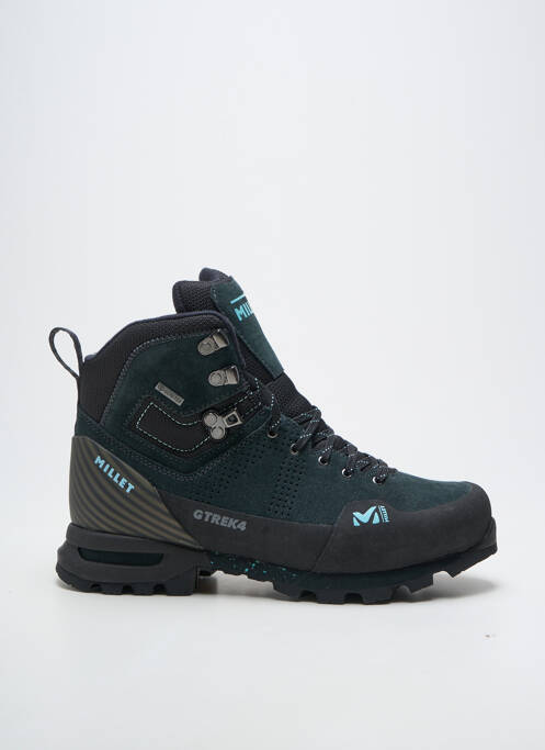 Baskets bout rond talon plat jusqu'à 3cm bleu MILLET femme