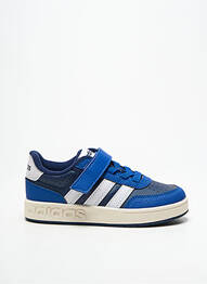 Baskets fermeture scratch bout rond bleu ADIDAS garcon