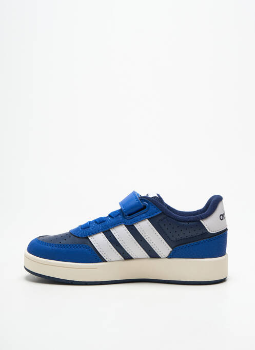 Baskets fermeture scratch bout rond bleu ADIDAS garcon