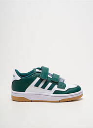 Baskets fermeture scratch bout rond vert ADIDAS garçon