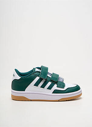 Baskets fermeture scratch bout rond vert ADIDAS garçon