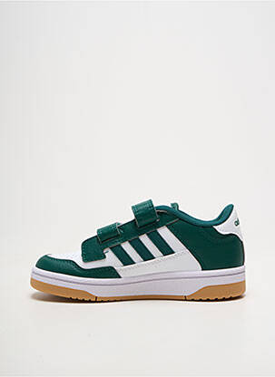 Baskets fermeture scratch bout rond vert ADIDAS garçon