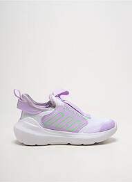 Baskets bout rond bout rond violet ADIDAS fille