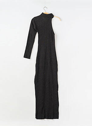 Robe pull stretch manches longues noir NASTY GAL femme