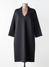Robe mi-longue manches 3/4 manches 3/4 noir CATNOIR femme