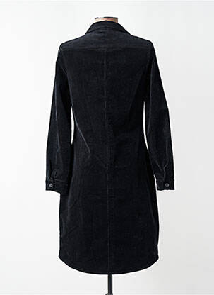 Robe mi-longue manches longues manches longues noir ZILCH femme