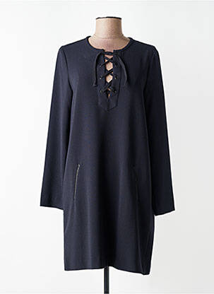 Robe courte manches longues manches longues noir HARTFORD femme