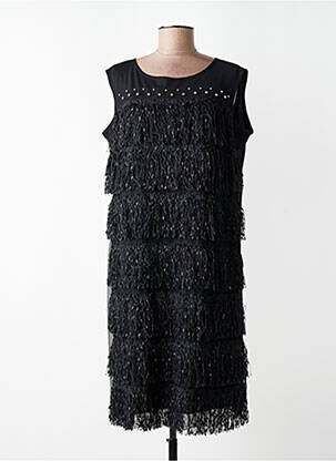 Robe mi-longue sans manche sans manche noir LIU JO femme