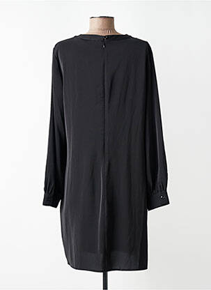 Robe courte coupe fluide manches longues noir ANONYME DESIGNERS femme