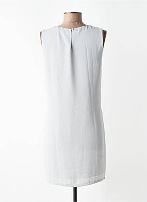 Robe courte sans manche sans manche gris COLOR BLOCK femme