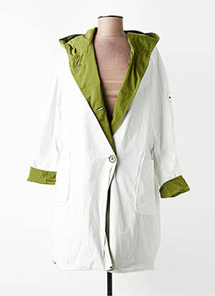 Imperméable manches longues a capuche blanc OOF WEAR femme